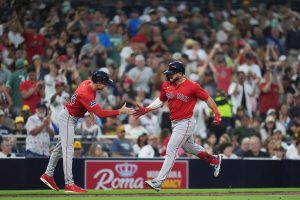 Red Sox Padres Baseball