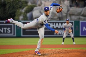 Dodgers Angels Baseball