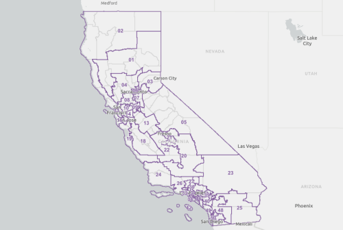 Proposed Congressional Maps - District Five Is Mother Lode Region