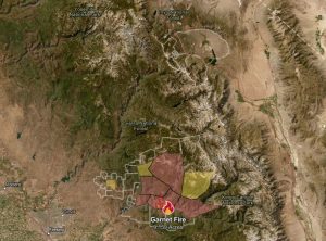 Garnett Fire Map
