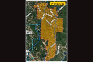 Map of the project area—TCOES