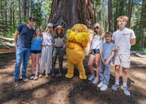 Governor Gavin Newsom, First Partner Jennifer Siebel-Newsom, Visit Calaveras Big Trees