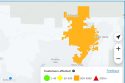 PGE power outage in Twain Harte and Cedar Ridge—PGE map