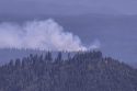 Rush Fire burning in the Coulterville area of Mariposa County—PGE map