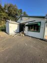 Vehicle crash into the Rawhide Meats building on Highway 108 at the Rawhide Road intersection in Sonora -- Photo taken by Eric Icenogle