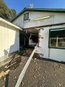 Vehicle crash into the Rawhide Meats building on Highway 108 at the Rawhide Road intersection in Sonora -- Photo taken by Eric Icenogle