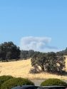 Coyote Fire burning in El Dorado County as seen from Columbia area of Tuolumne County