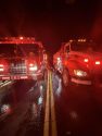 Early morning structure fire in the area of Rimrock Road and Rawhide Road in the Jamestown area—TCFD photo