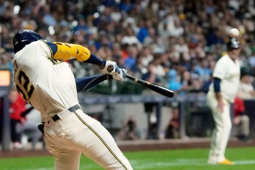 Angels Brewers Baseball