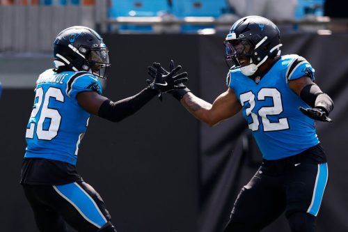 APTOPIX Falcons Panthers Football