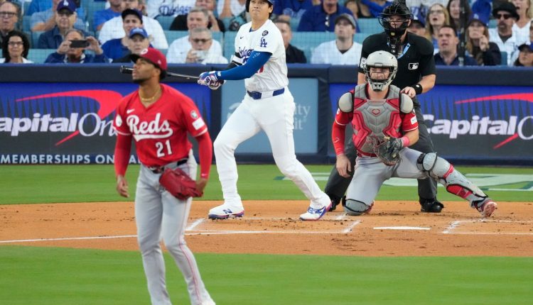 Reds Dodgers Baseball