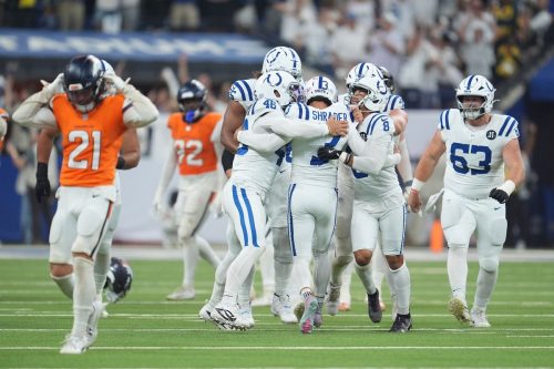 APTOPIX Broncos Colts Football