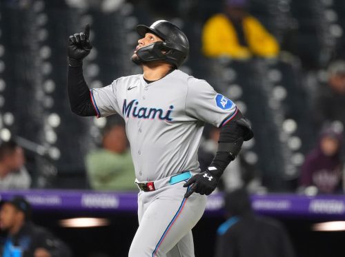 Marlins Rockies Baseball