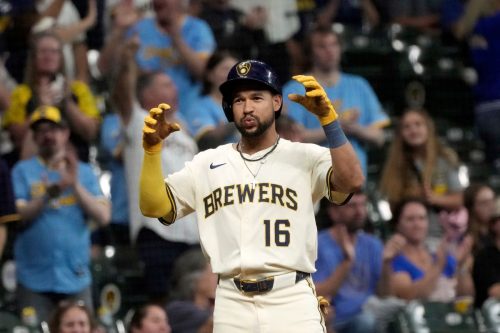 Angels Brewers Baseball