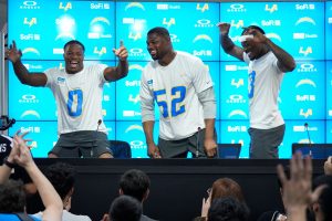 APTOPIX Brazil Los Angeles Chargers