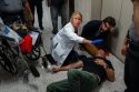Immigration Building Journalists Shoved