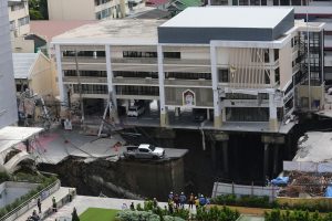 APTOPIX Thailand Road Collapse