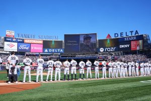 Yankees Gardner's Son Baseball
