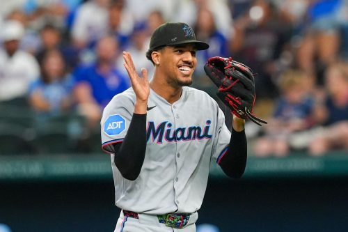 Marlins Rangers Baseball
