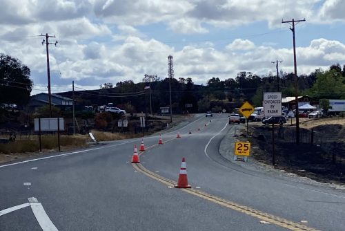 Caltrans reduces speed limit in Chinese Camp to 25 mph—Caltrans photo