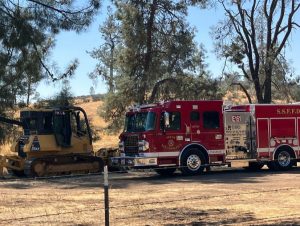 TCU Lightning Complex Fire - CAL Fire Image