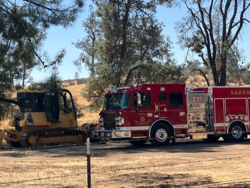 TCU Lightning Complex Fire - CAL Fire Image