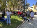 Charlie Kirk Vigil in Courthouse Park in Sonora -- Photo taken by Tracey Petersen