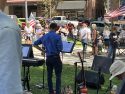 Charlie Kirk Vigil in Courthouse Park in Sonora -- Photo taken by Tracey Petersen