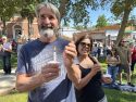 Charlie Kirk Vigil in Courthouse Park in Sonora -- Photo taken by Tracey Petersen