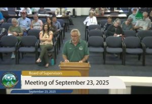 TPRD GM James Wood speaks to the Tuolumne County Board of Supervisors