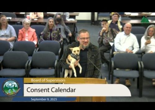 Poncho recognized by TC Board of Supervisors