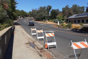 Sinkhole on Greenley Road in Sonora -- Photo taken by Dana Newby