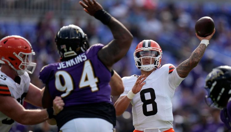 Browns Ravens Football