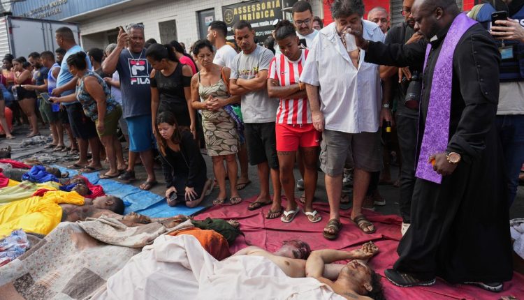 APTOPIX Brazil Gang Raid