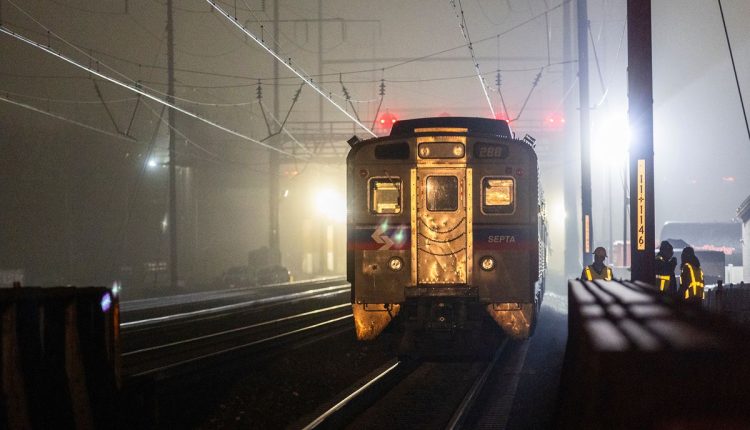 Commuter Train Fires Philadelphia