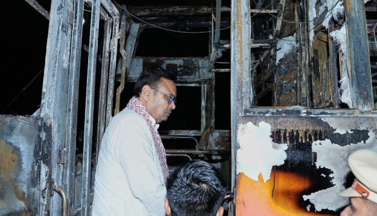 India Bus Fire