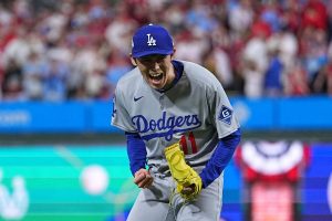APTOPIX NLDS Dodgers Phillies Baseball