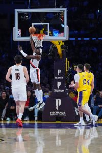 Blazers Lakers Basketball