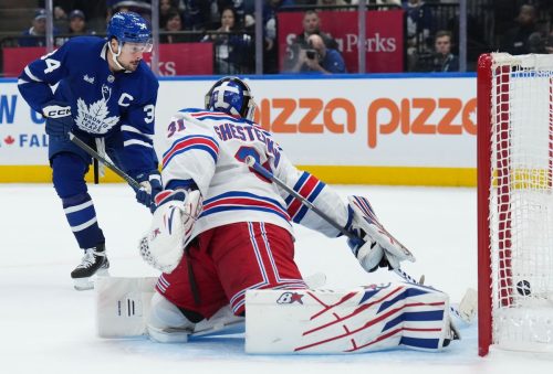 Rangers Maple Leafs Hockey
