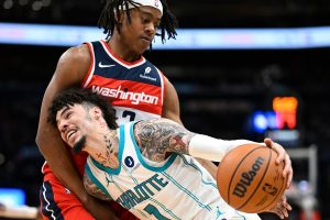 APTOPIX Hornets Wizards Basketball