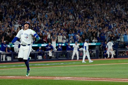 APTOPIX ALCS Mariners Blue Jays Baseball
