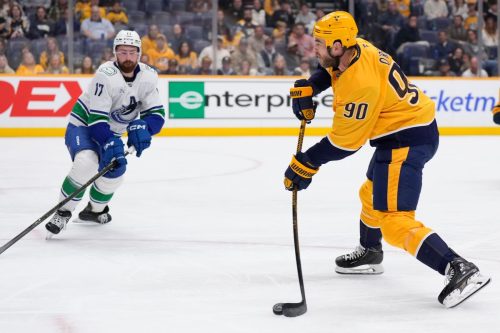 Canucks Predators Hockey
