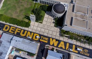 US Texas Border Wall Street Mural