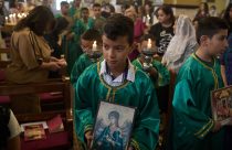 APTOPIX West Bank Christians