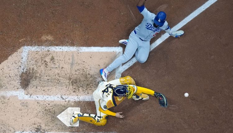 APTOPIX NLCS Dodgers Brewers Baseball