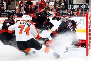 APTOPIX Flyers Hurricanes Hockey