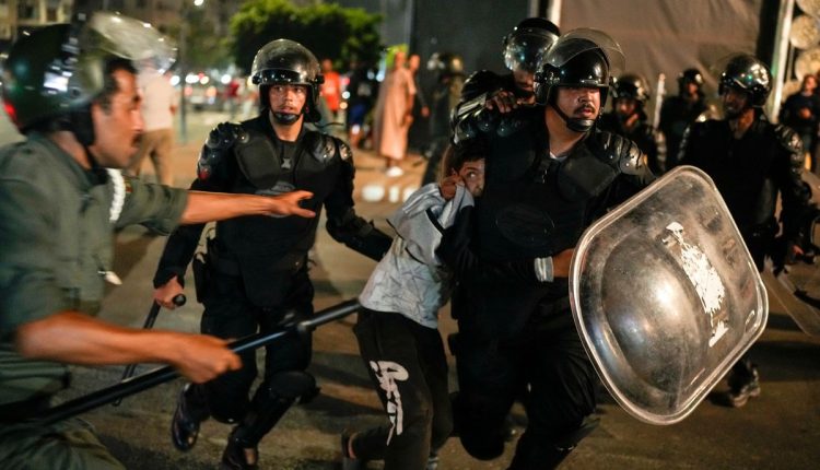 APTOPIX Morocco Youth Protests