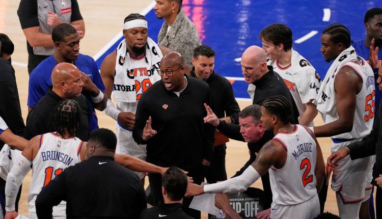 Cavaliers Knicks Basketball
