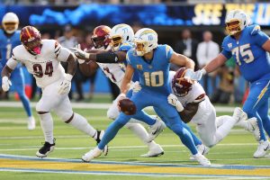 APTOPIX Commanders Chargers Football