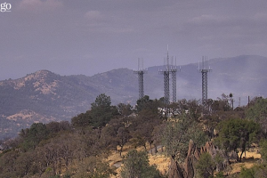 Fire in Angels Camp in Calaveras County—PG&E camera